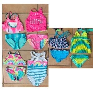 Justice Cat & Jack Swim Bathing Swimming Suits Pool Beach Party Stylish Girl Fun